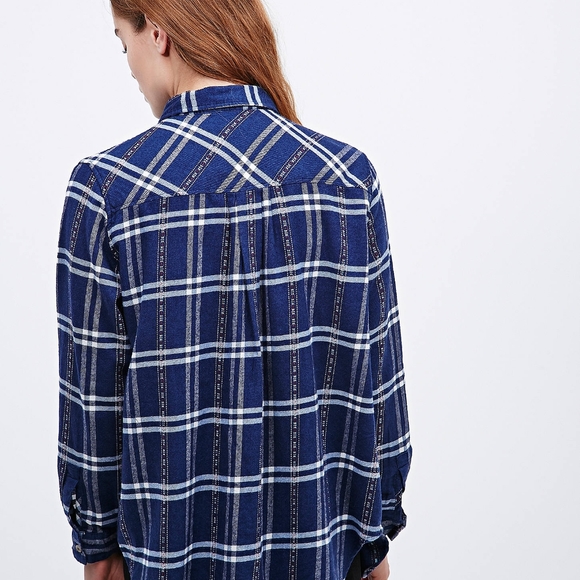 UO-BDG Farmer Plaid Obie Flannel Shirt - Picture 2 of 7
